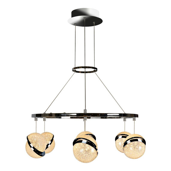 Подвесная светодиодная люстра iLedex CRystal Ball C4474-6 CR, фото , изображение 3