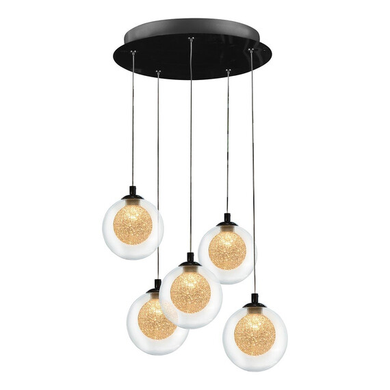 Подвесная светодиодная люстра iLedex Oblivion C4457-5R CR, фото , изображение 4