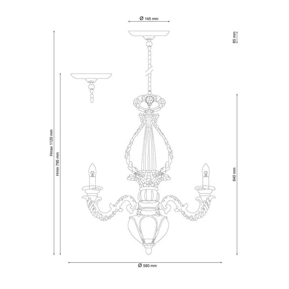 Подвесная люстра Lucia Tucci Pietra Isola 133.3, фото , изображение 2