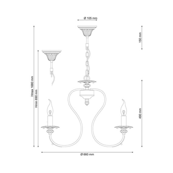 Подвесная люстра Lucia Tucci Salerno 138.7, фото , изображение 2