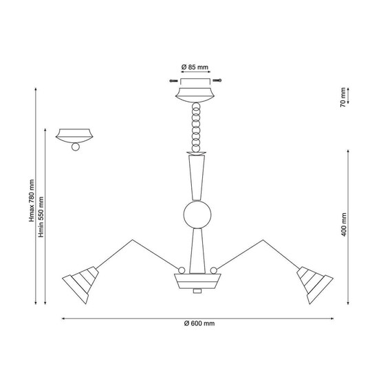 Подвесная люстра Lucia Tucci Natura 072.6 LED, фото , изображение 2