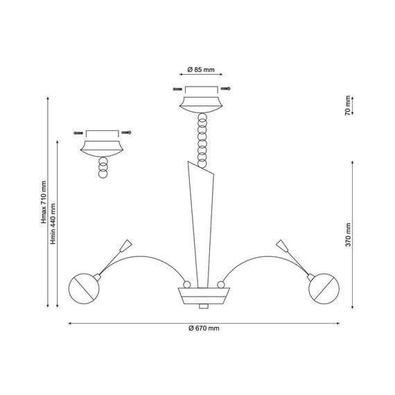 Подвесная люстра Lucia Tucci Natura 155.8, фото , изображение 2