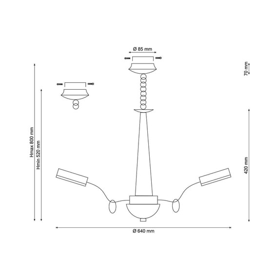 Подвесная люстра Lucia Tucci Natura 156.6, фото , изображение 2