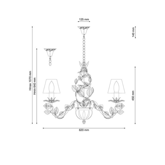 Подвесная люстра Lucia Tucci Fiori Di Rose 108.6, фото , изображение 2