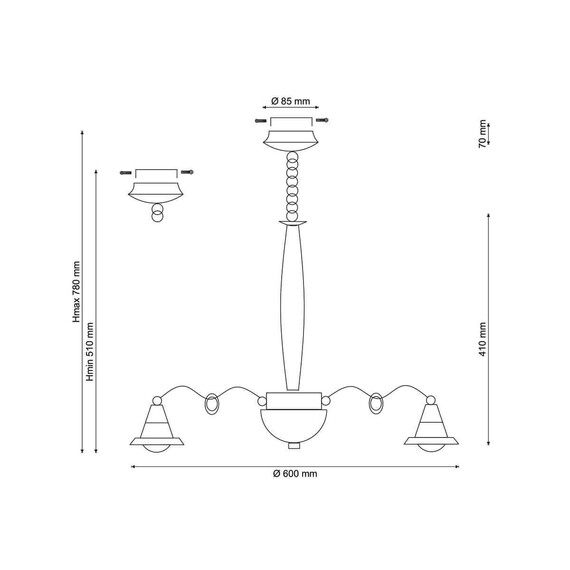 Подвесная люстра Lucia Tucci Natura 154.6, фото , изображение 2