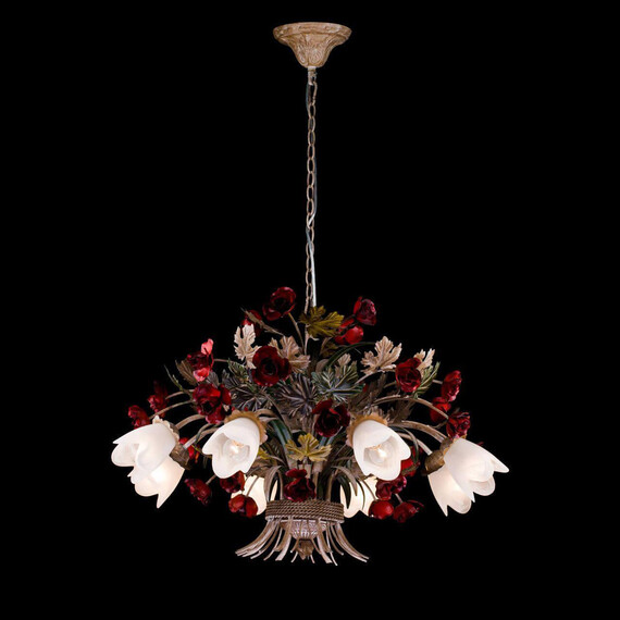 Подвесная люстра Lucia Tucci Fiori Di Rose 1760.8, фото , изображение 2