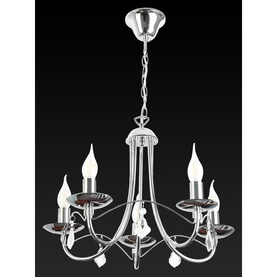 Подвесная люстра Toplight Lily TL6020D-05CH, фото , изображение 2