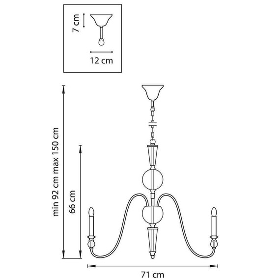 Подвесная люстра Lightstar Ragno 732067, фото , изображение 4