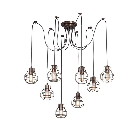 Подвесная люстра Vitaluce V4884-7/8S, фото 