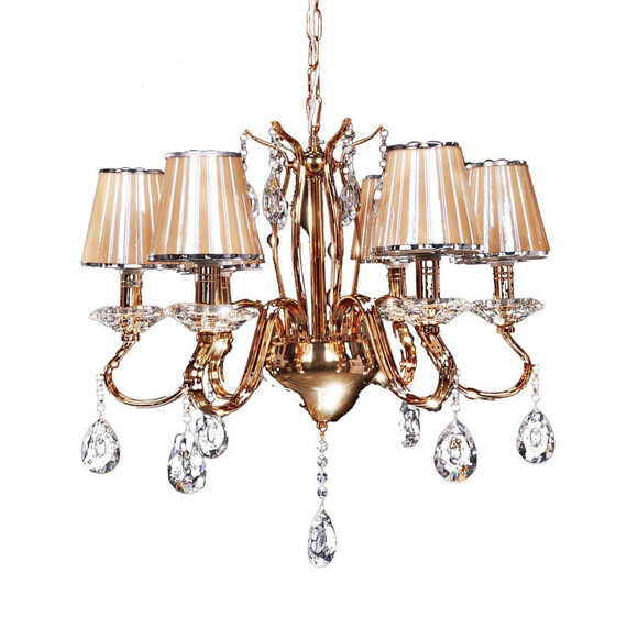 Подвесная люстра Lumina Deco Finezzia LDP 9267-6 GD, фото 