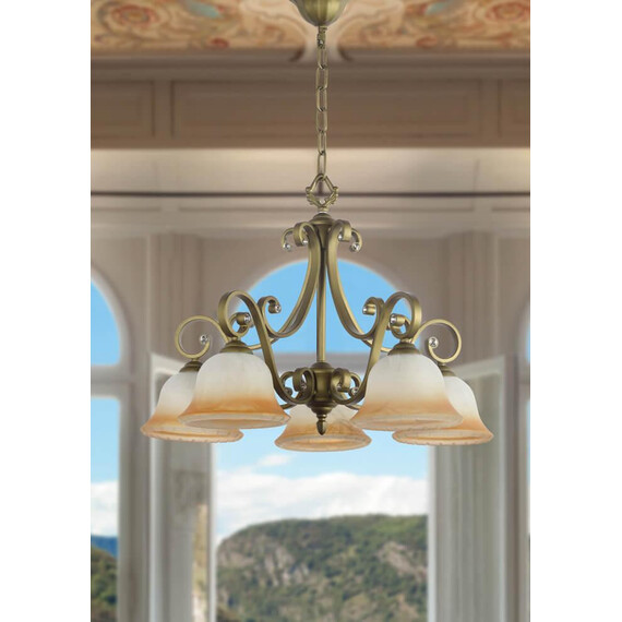 Подвесная люстра Arti Lampadari Carina E 1.1.5 GB, фото , изображение 2