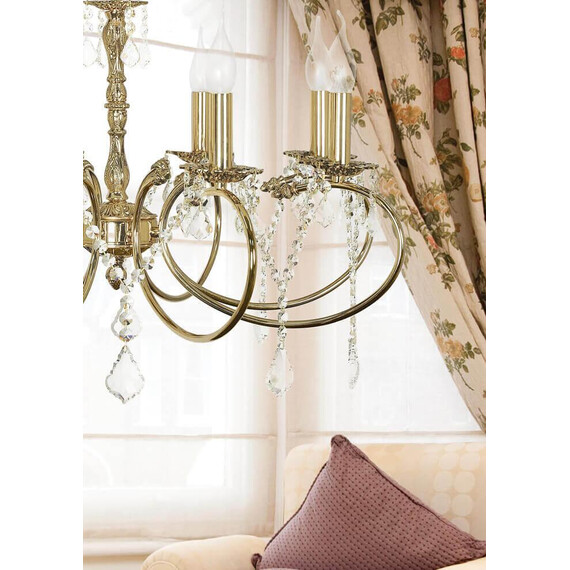 Подвесная люстра Arti Lampadari Lumen E 1.1.8.602 GB, фото , изображение 2