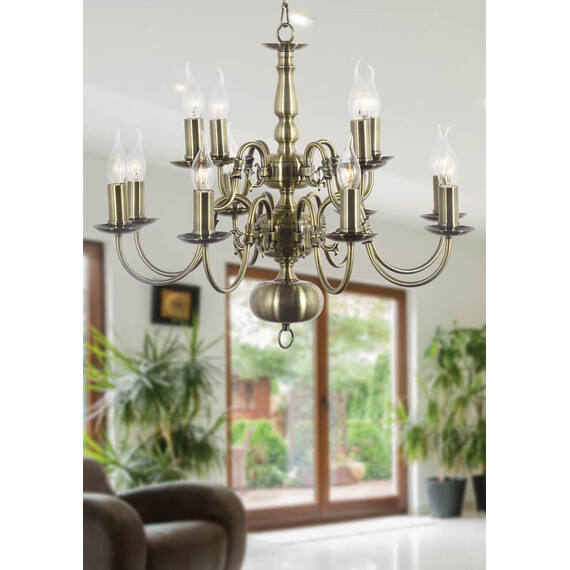 Подвесная люстра Arti Lampadari Linera E 1.1.12 A, фото , изображение 2