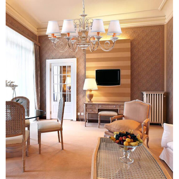 Подвесная люстра Arti Lampadari Camisa E 1.1.8 C, фото , изображение 2