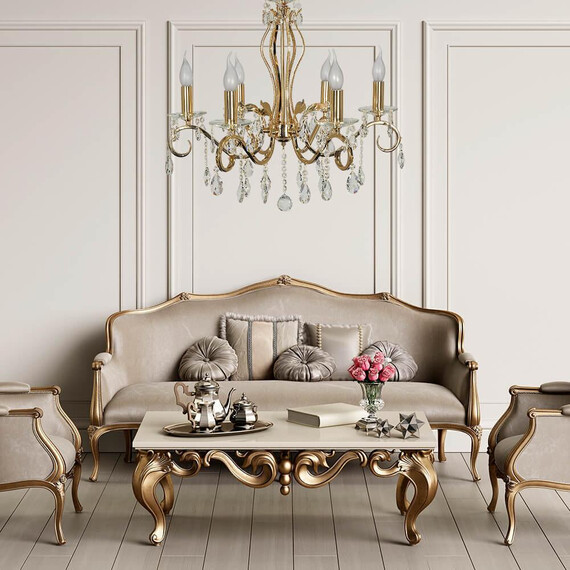 Подвесная люстра Arti Lampadari Vesuvio E 1.1.6.601 G, фото , изображение 3