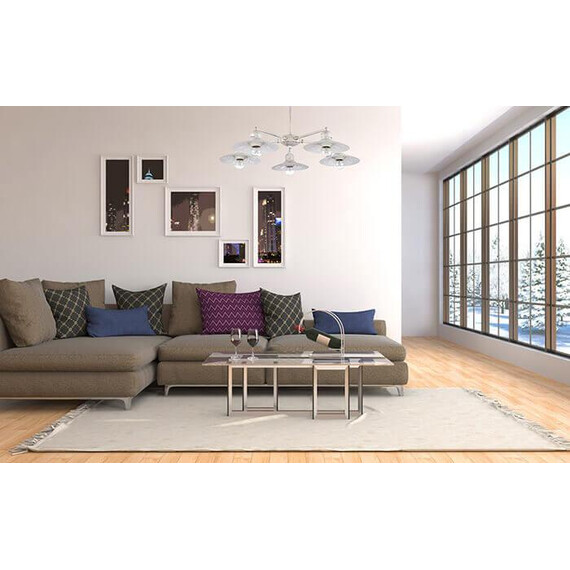 Подвесная люстра Arti Lampadari Taviano E 1.1.5 WG, фото , изображение 2