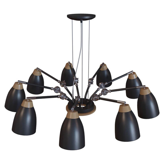 Подвесная люстра Loft IT Restor Loft4402/9Bl, фото , изображение 3