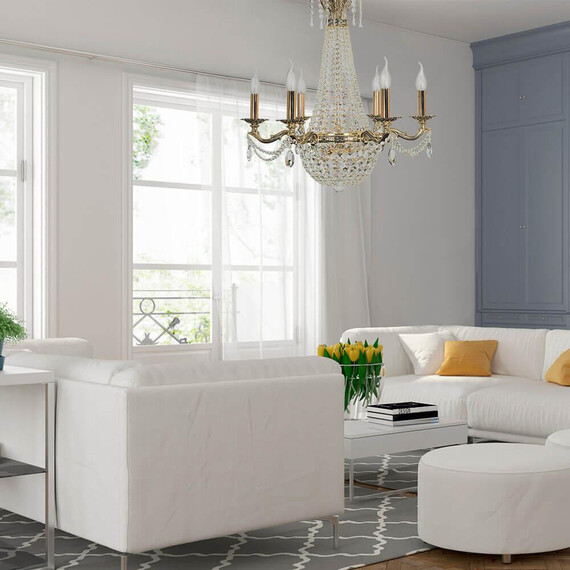 Подвесная люстра Arti Lampadari Amelia E 1.6.6.502 GB, фото , изображение 2