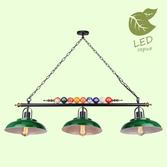 Подвесная люстра Lussole Loft Badger GRLSP-9542, фото , изображение 3