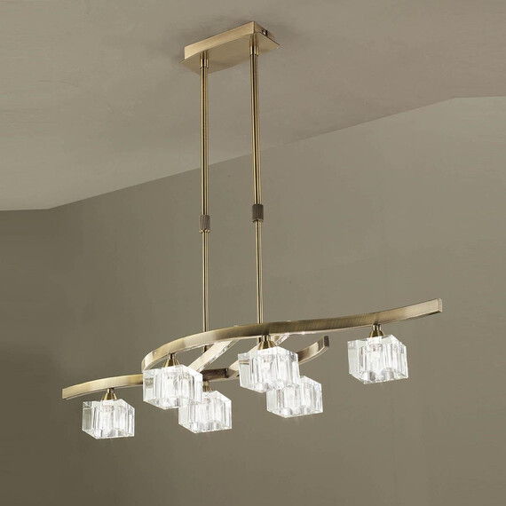 Подвесная люстра Mantra Cuadrax 1105, фото , изображение 2