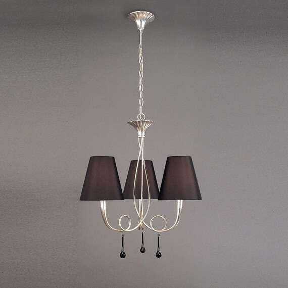 Подвесная люстра Mantra Paola Painted Silver 3532, фото , изображение 2