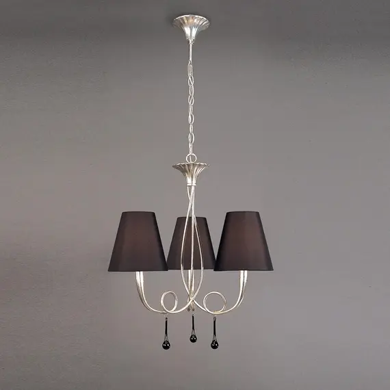 Подвесная люстра Mantra Paola Painted Silver 3532, фото , изображение 2