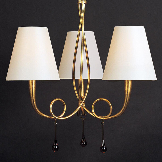 Подвесная люстра Mantra Paola Painted Gold 3542, фото , изображение 3