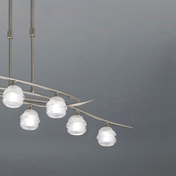 Подвесная люстра Mantra Loop Satin Nickel 1810, фото , изображение 4