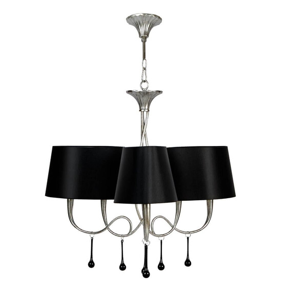 Подвесная люстра Mantra Paola Painted Silver 3530, фото , изображение 4