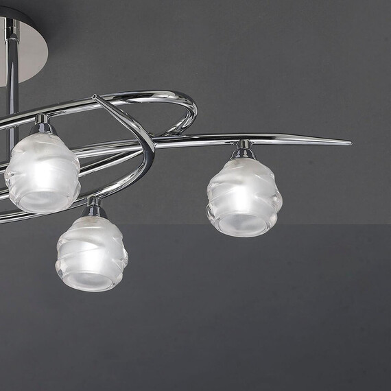 Подвесная люстра Mantra Loop Chrome 1801, фото , изображение 4