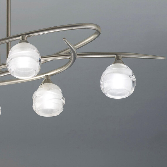 Подвесная люстра Mantra Loop Satin Nickel 1811, фото , изображение 4