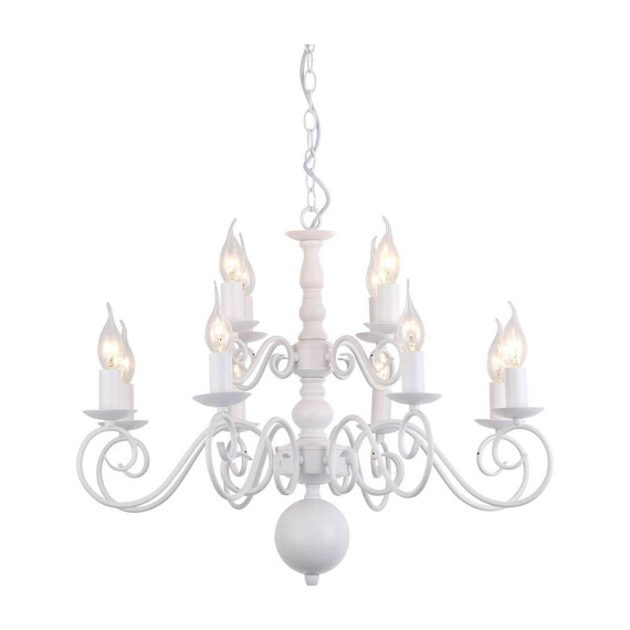 Подвесная люстра Arte Lamp A1129LM-12WH, фото , изображение 2