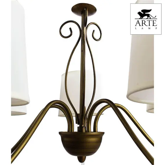 Подвесная люстра Arte Lamp CAROLINA A9239LM-5BR, фото , изображение 4