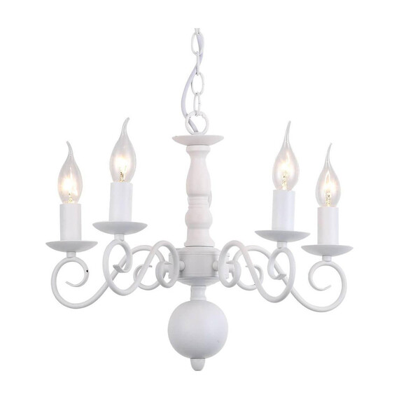 Подвесная люстра Arte Lamp A1129LM-5WH, фото , изображение 4