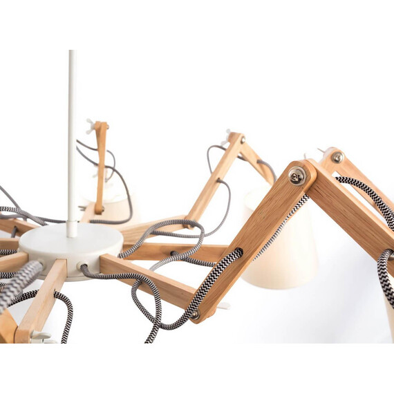 Подвесная люстра Arte Lamp Pinoccio A5700LM-8WH, фото , изображение 4