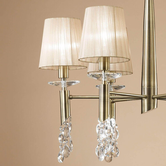 Подвесная люстра Mantra Tiffany Bronze 3871, фото , изображение 2