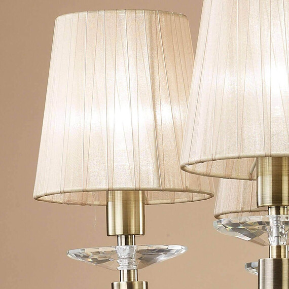 Подвесная люстра Mantra Tiffany Bronze 3871, фото , изображение 4