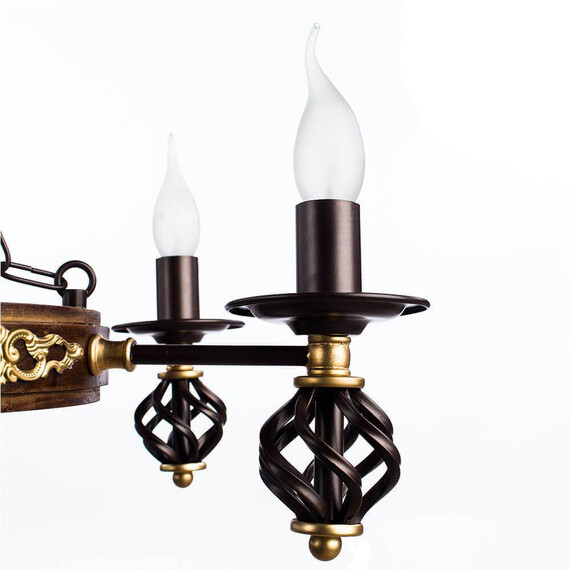 Подвесная люстра Arte Lamp Cartwheel A4550LM-6CK, фото , изображение 4