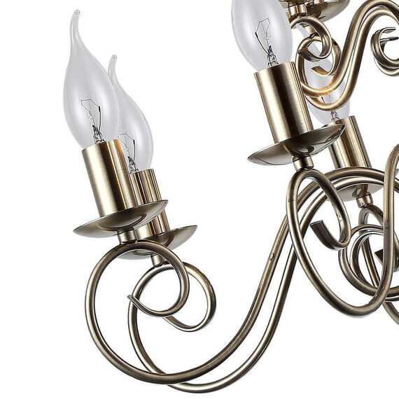 Подвесная люстра Arte Lamp A1129LM-12AB, фото , изображение 3