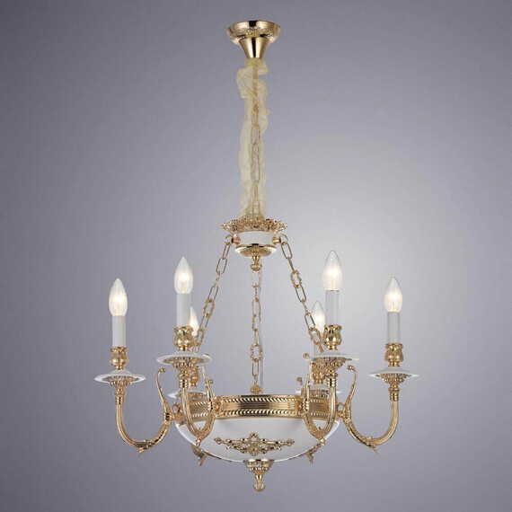 Подвесная люстра Arte Lamp A5966LM-6WG, фото , изображение 2