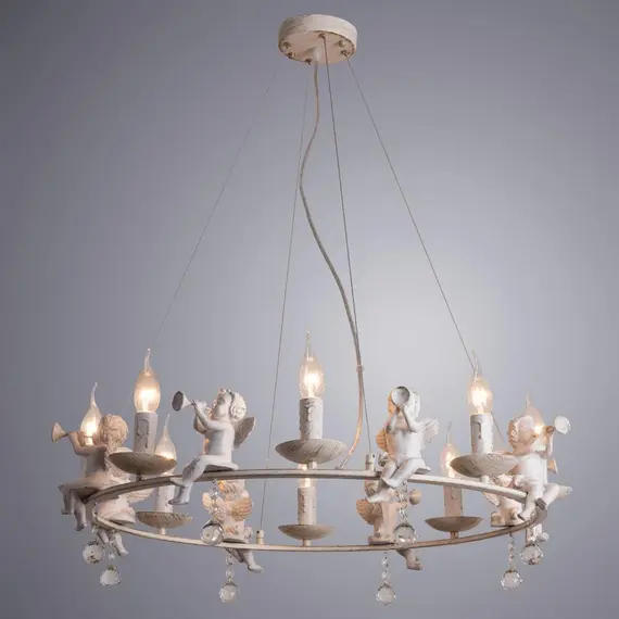 Подвесная люстра Arte Lamp Amur A1133SP-8WG, фото , изображение 3