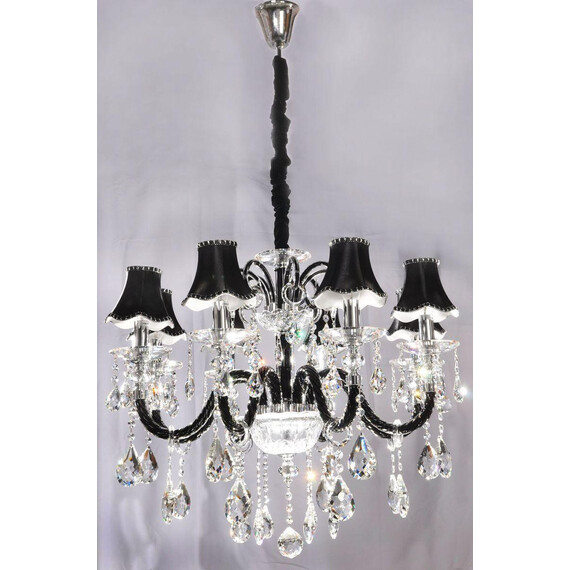 Подвесная люстра Lumina Deco Denica LDP 66249-8 BK, фото , изображение 2