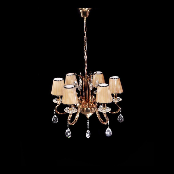 Подвесная люстра Lumina Deco Finezzia LDP 9267-6 GD, фото , изображение 4