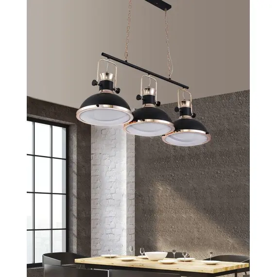 Подвесная люстра Lumina Deco Batore LDP 274-3 BK, фото , изображение 2