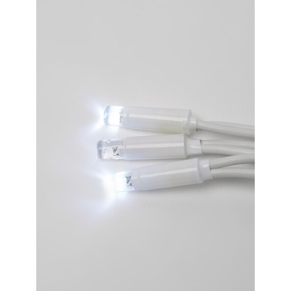 ULD-S1000-120/DWA WHITE IP67 Гирлянда светодиодная с контроллером, 120 светодиодов, 10 м, белая, IP67, провод белый, фото , изображение 3