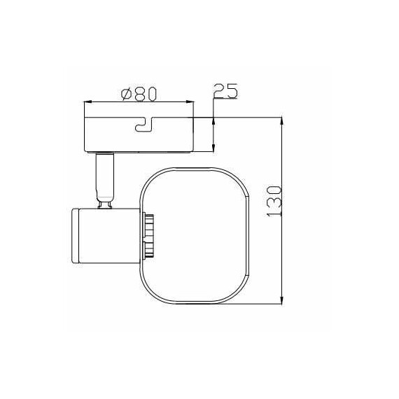 Светильник настенно-потолочный спот Rivoli Dorkas 7026-701 1 х E14 40 Вт поворотный, фото , изображение 2