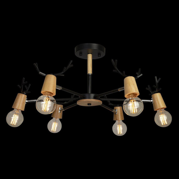 Потолочная люстра Loft IT Sven 10024/6 Black, фото , изображение 3