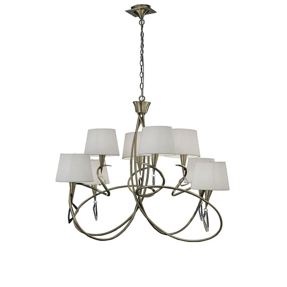 Подвесная люстра Mantra Mara Antique Brass 1634, фото 