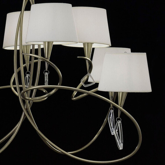 Подвесная люстра Mantra Mara Antique Brass 1634, фото , изображение 4