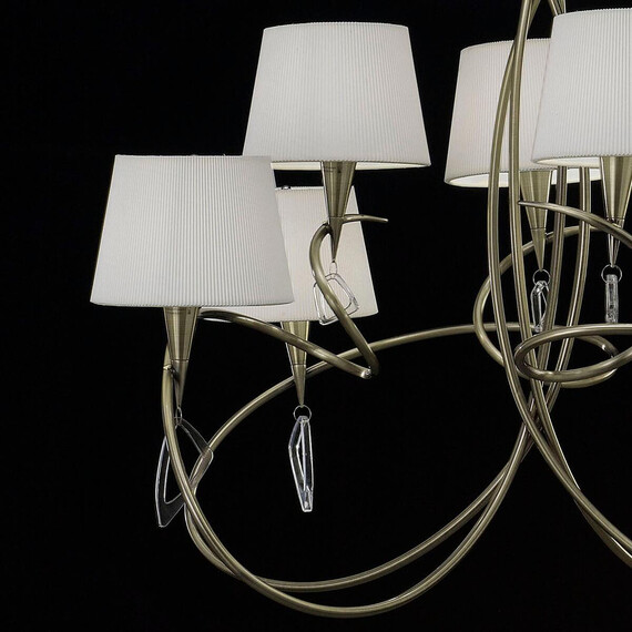 Подвесная люстра Mantra Mara Antique Brass 1634, фото , изображение 3